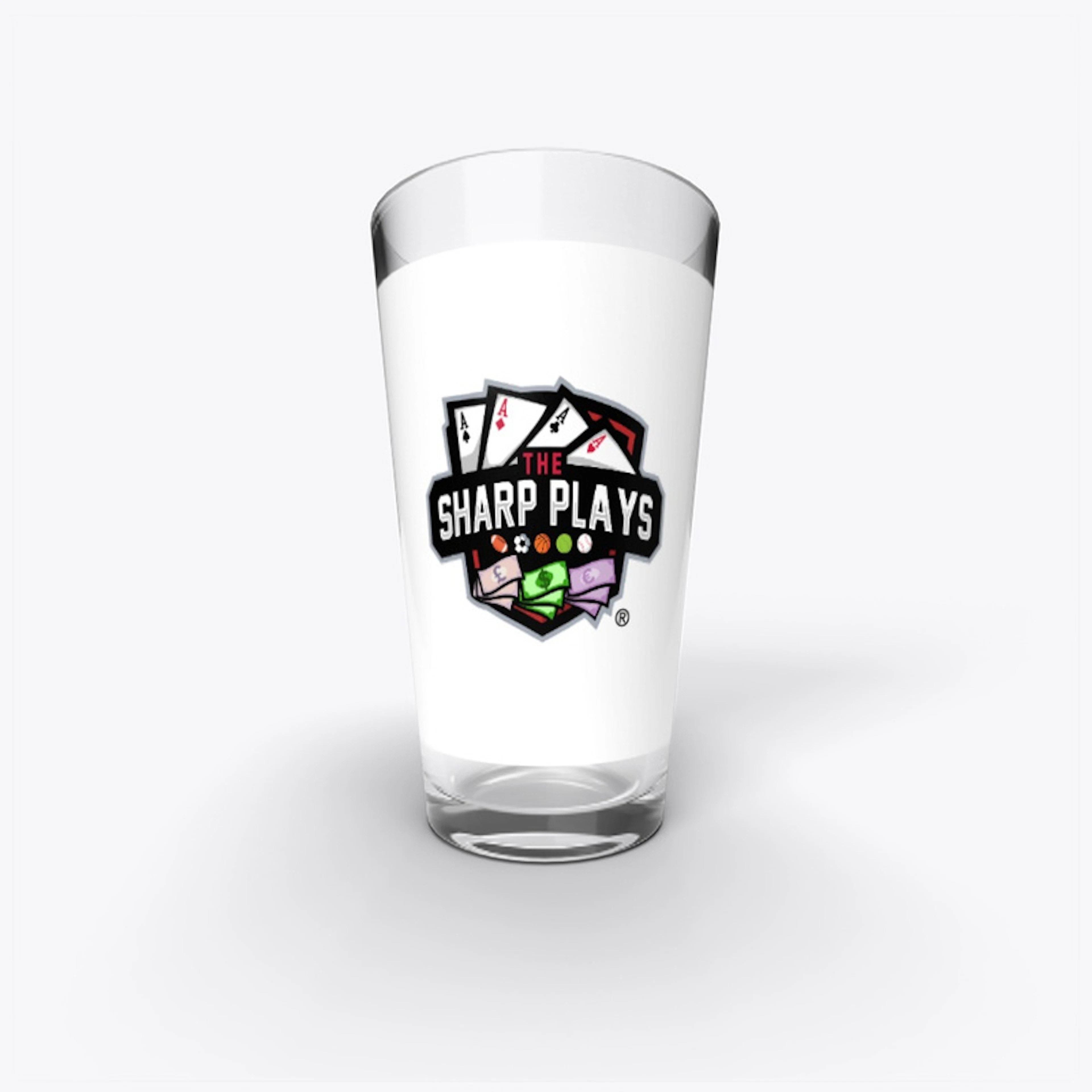 Cheers to The Sharp Plays - Pint Glass